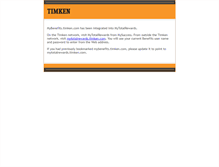 Tablet Screenshot of mybenefits.timken.com