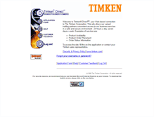 Tablet Screenshot of direct.timken.com
